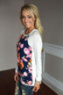 Floral Fantasy Top ~ Ivory