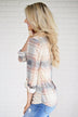 The Essential Plaid Top ~ Beige & Peach