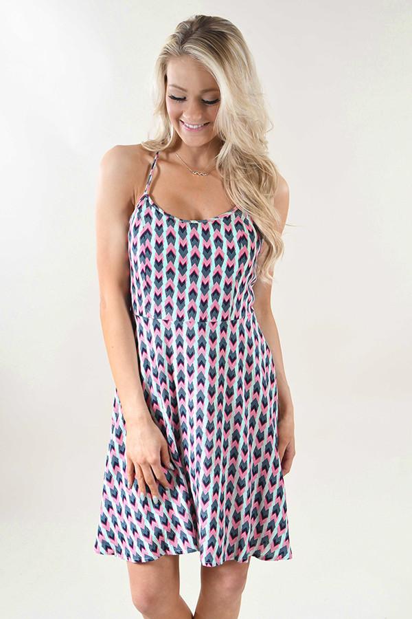 Catch Me Chevron Summer Dress
