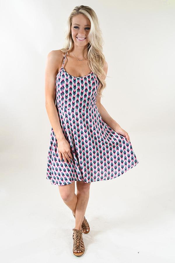 Catch Me Chevron Summer Dress