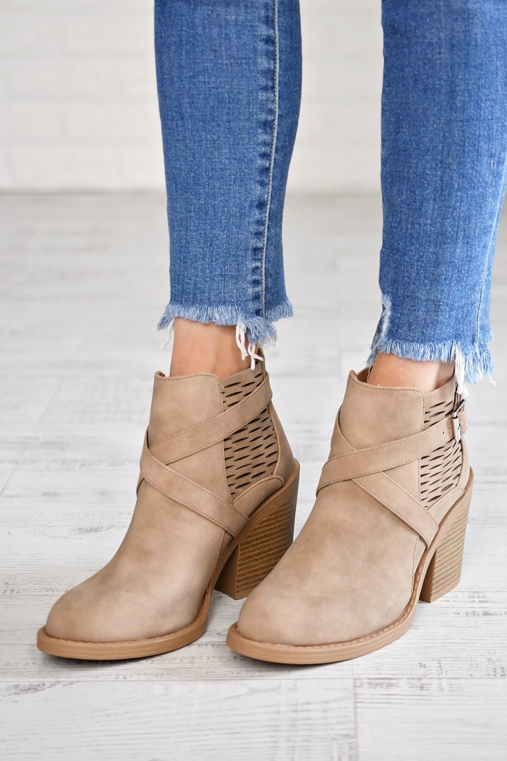 Marcel Booties ~ Stone