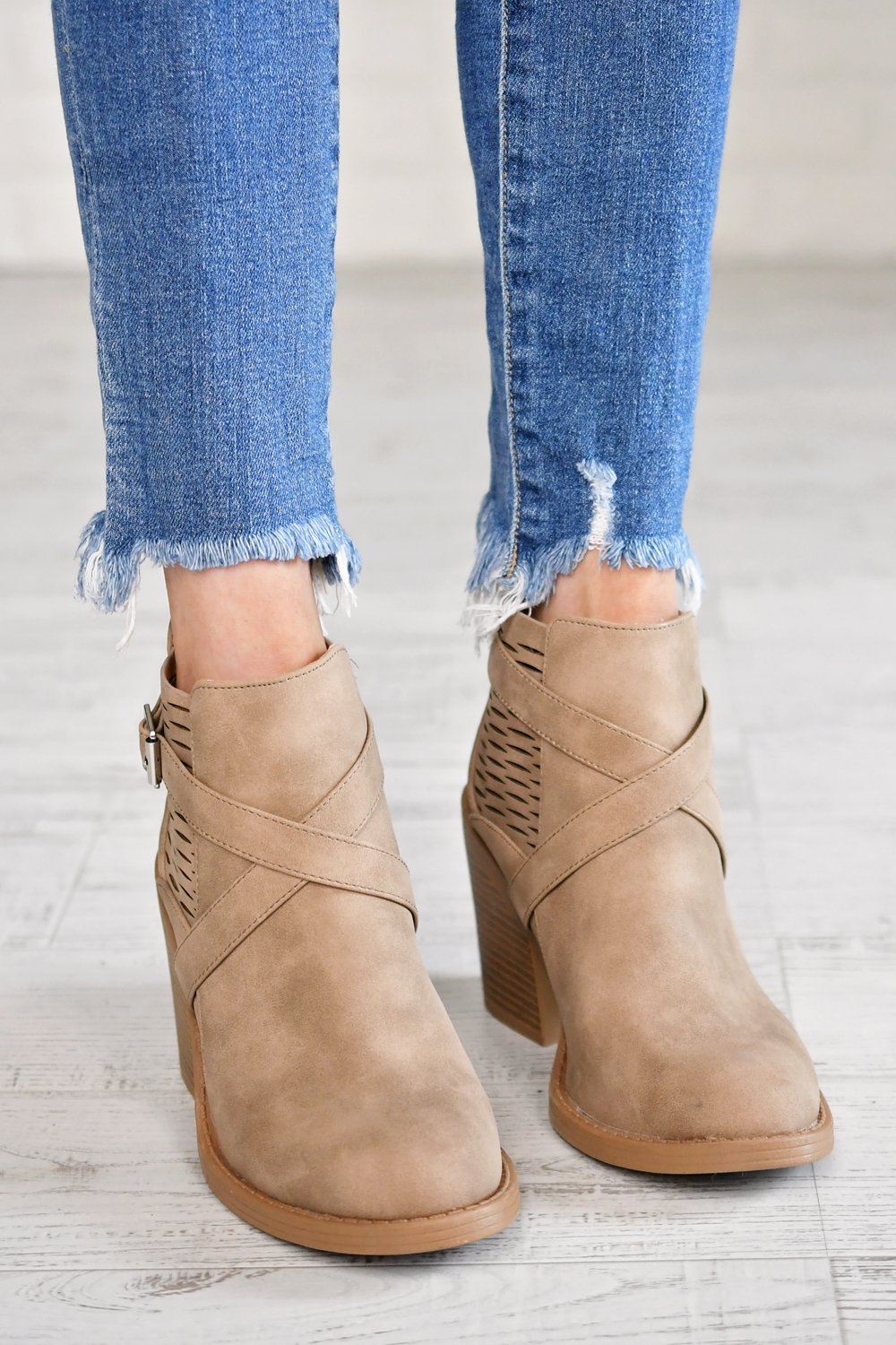Marcel Booties ~ Stone