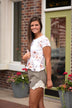 Mix It Up Floral Top Ivory