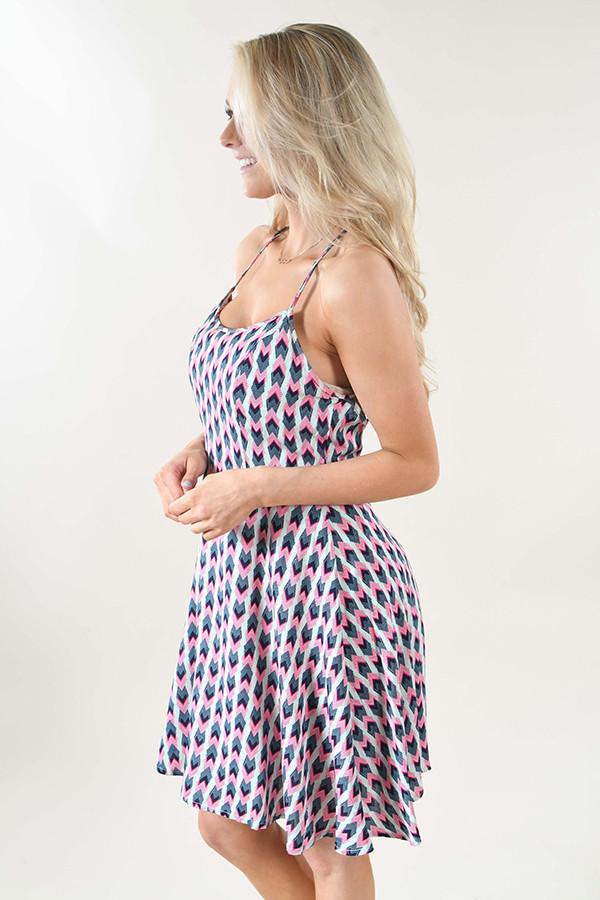 Catch Me Chevron Summer Dress