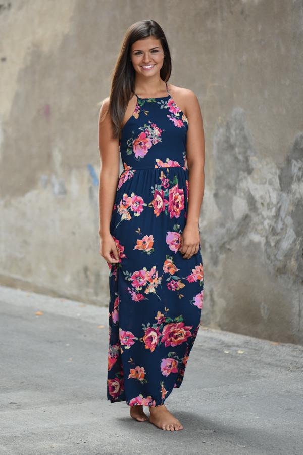 Everly Maxi ~ Feeling Magical Navy Maxi Dress