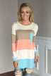 Spring Color Block Top
