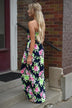 Once in a Blue Moon Maxi ~ Navy-Lime