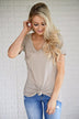 Basic Oatmeal Pocket Tee