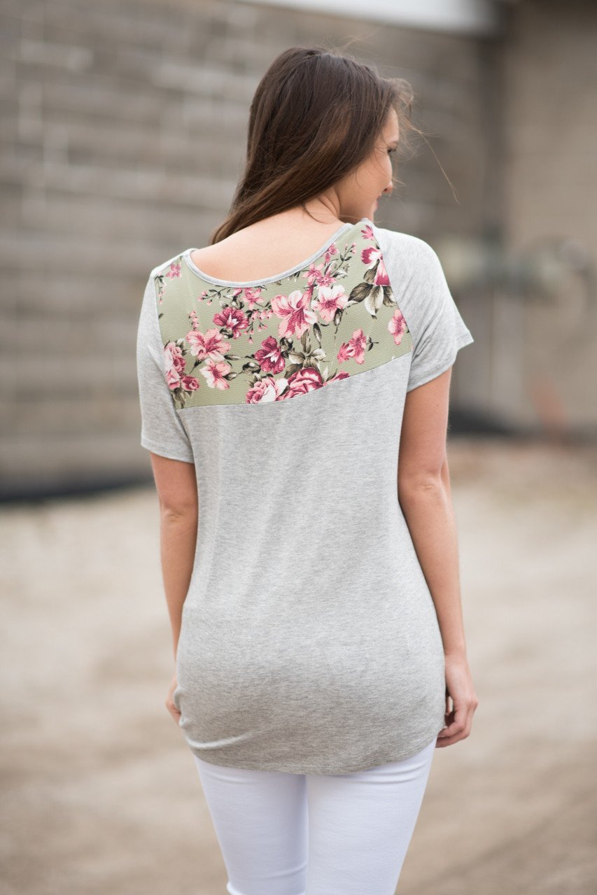 Make Your Choice Floral Top