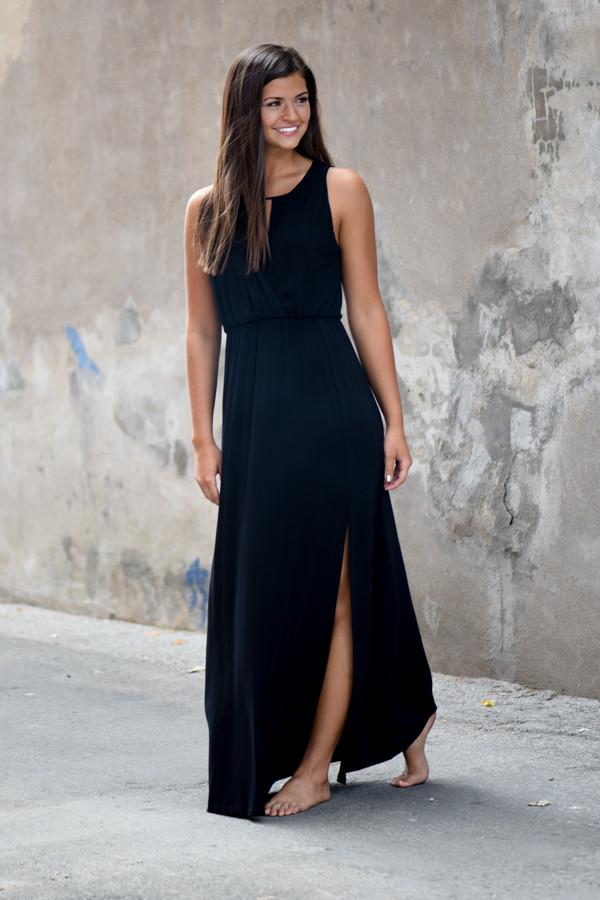 Everly Black Maxi Dress