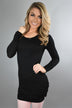 Black Basic Layering Top