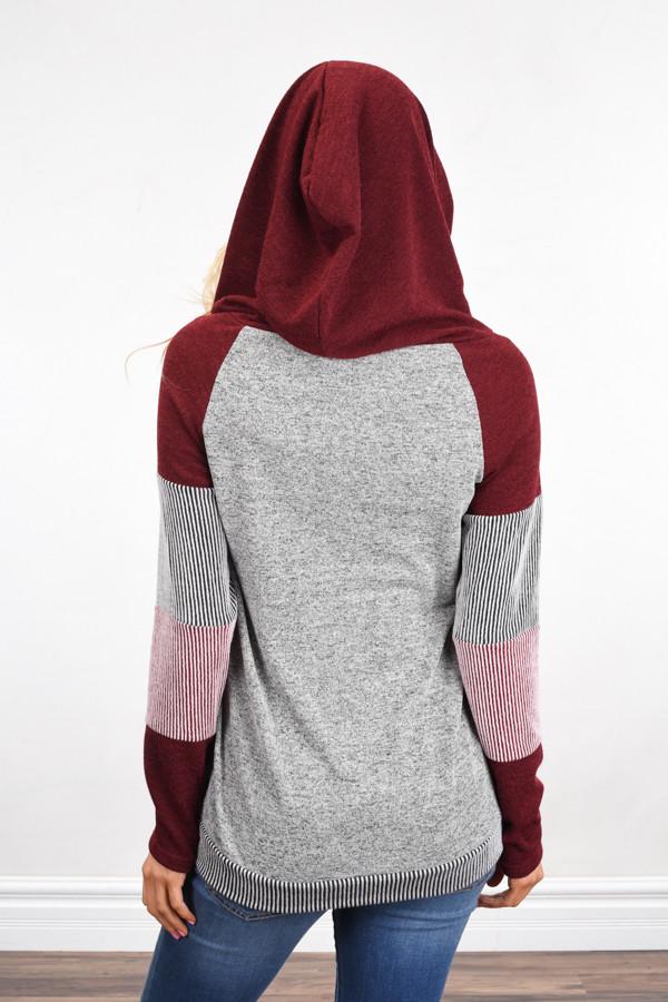 This is Our Moment Top ~ Burgundy