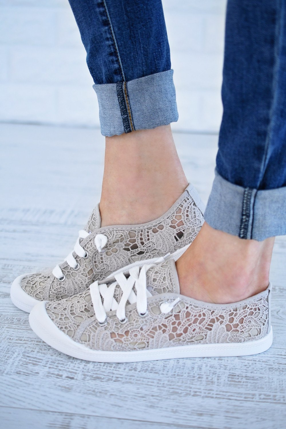 Not Rated "Charon" Sneaker ~ Soft Grey
