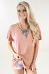 Apricot Pocket Top