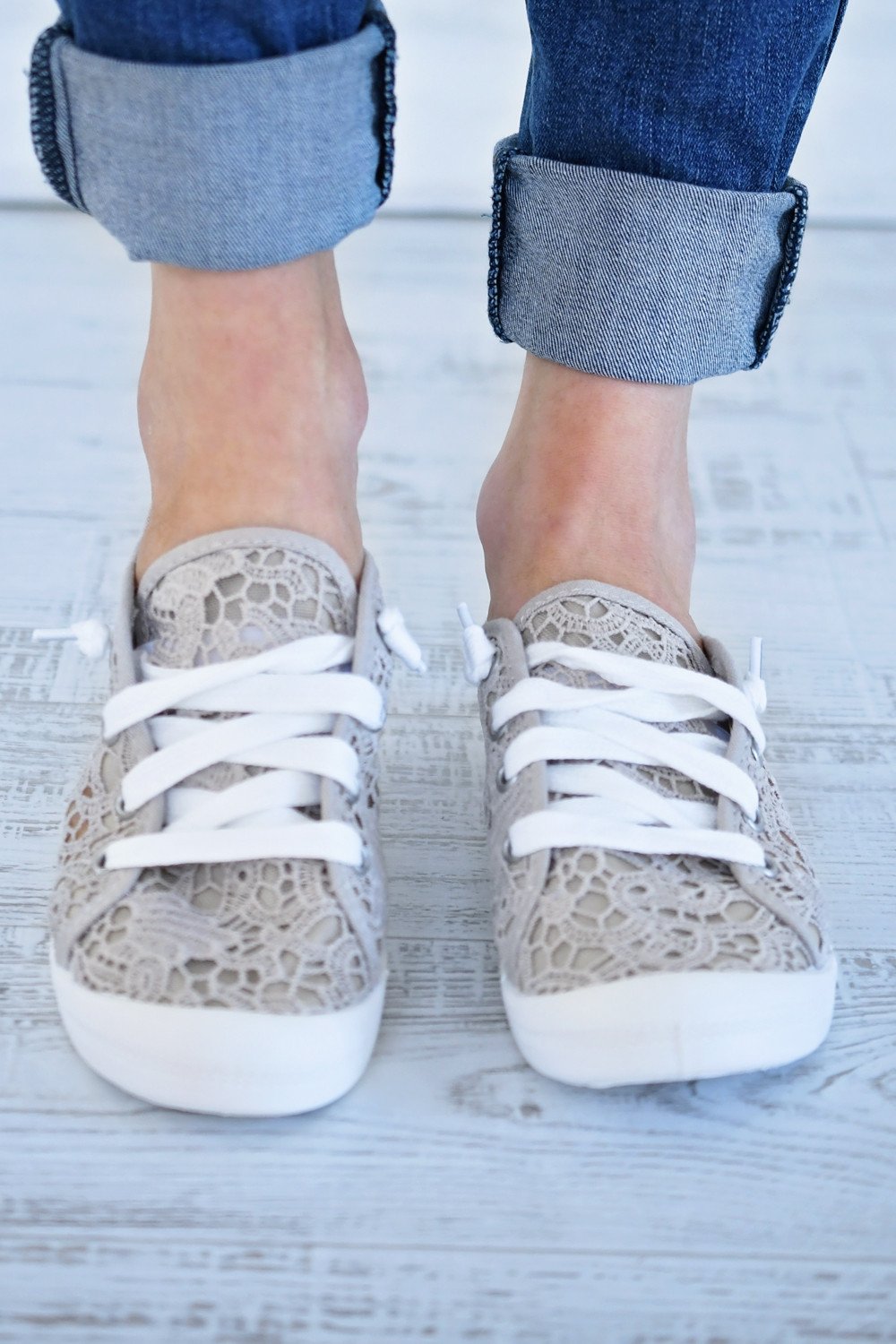 Not Rated "Charon" Sneaker ~ Soft Grey
