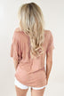 Apricot Pocket Top