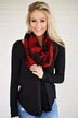 Long Sleeve V-Neck Top ~ Black
