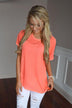 Paradise Top ~ Neon Coral