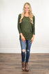 Essential Dolman Top ~ Olive