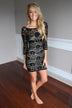 Take Me Out Dress ~ Black