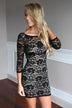 Take Me Out Dress ~ Black