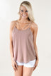 Strappy Mauve Tank Top