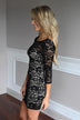 Take Me Out Dress ~ Black