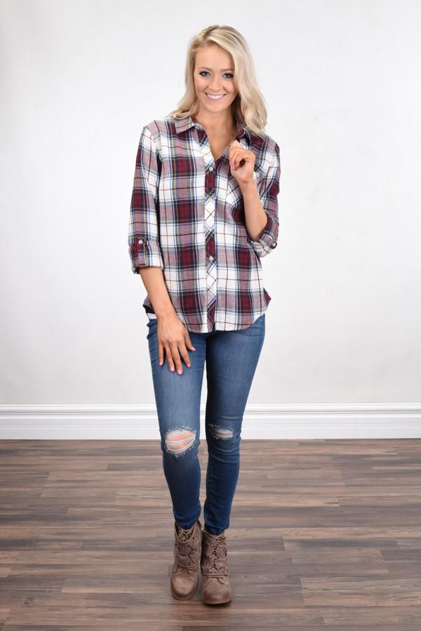 Thread & Supply ~ Red & Blue Plaid