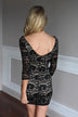 Take Me Out Dress ~ Black