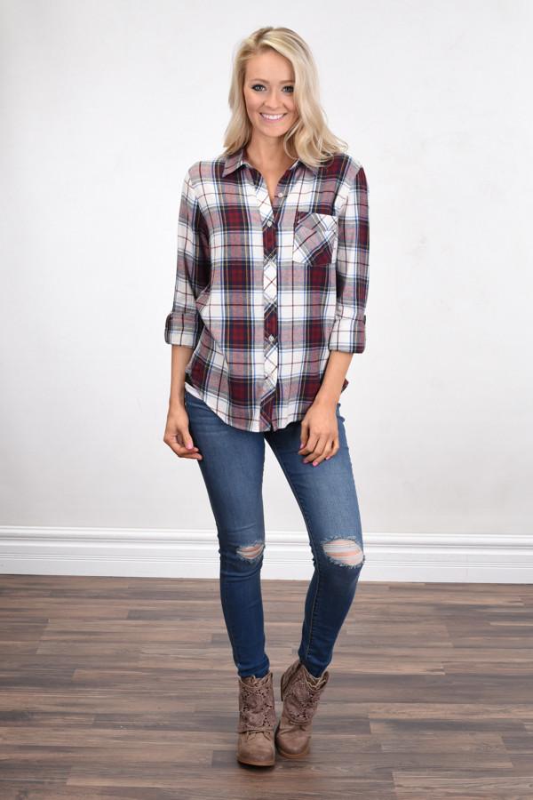 Thread & Supply ~ Red & Blue Plaid
