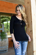 Embrace the Unexpected Top ~ Black