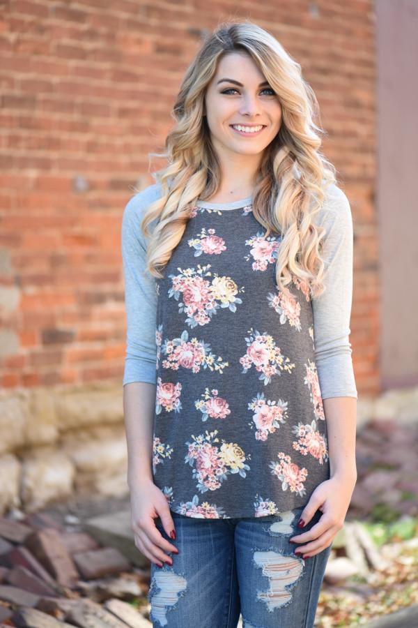 Suit Your Fancy Floral Top