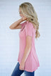 Blush Mock Neck Top