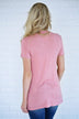 Blush Mock Neck Top