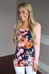 Floral Fantasy Top ~ Pink