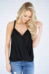 Lucky Black Tank Top