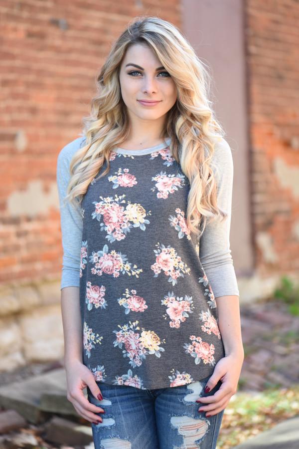 Suit Your Fancy Floral Top