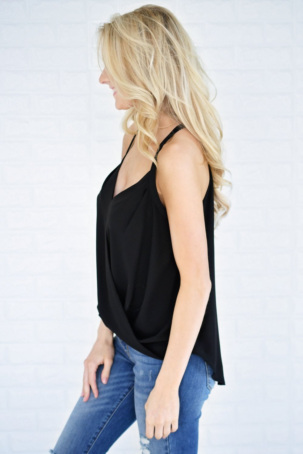 Lucky Black Tank Top