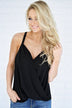 Lucky Black Tank Top