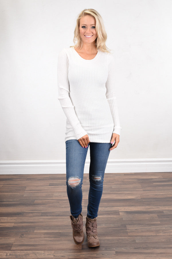 Essential Ivory Knit Top