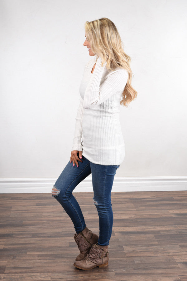 Essential Ivory Knit Top