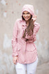 Pink Zip Up Spring Jacket