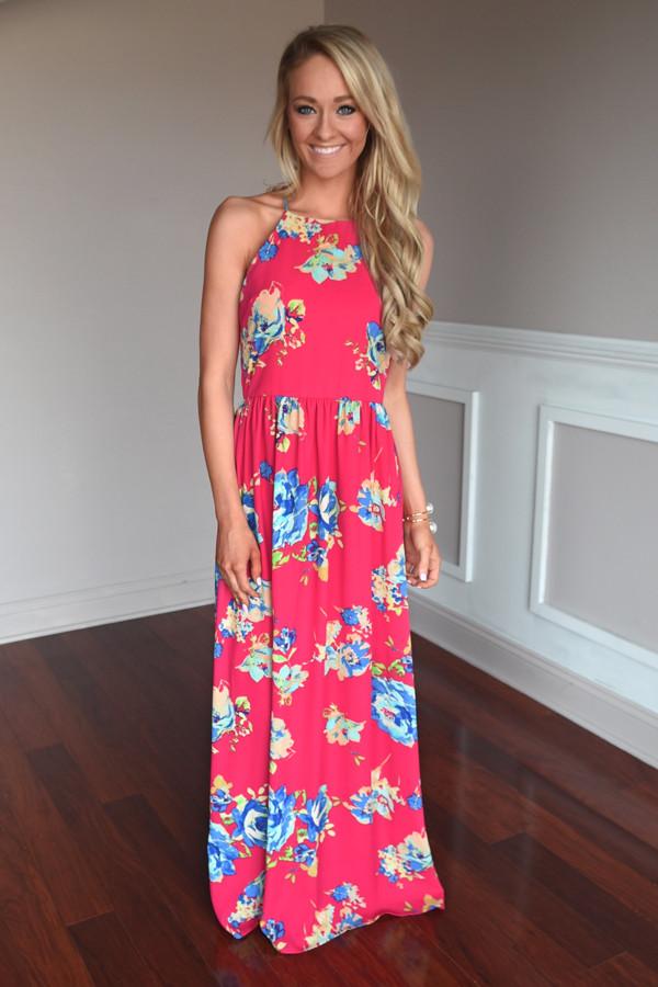 Everly Maxi ~ Feeling Magical in Dark Pink