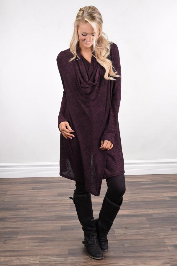 Shoulder Button Top ~ Purple