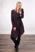 Shoulder Button Top ~ Purple
