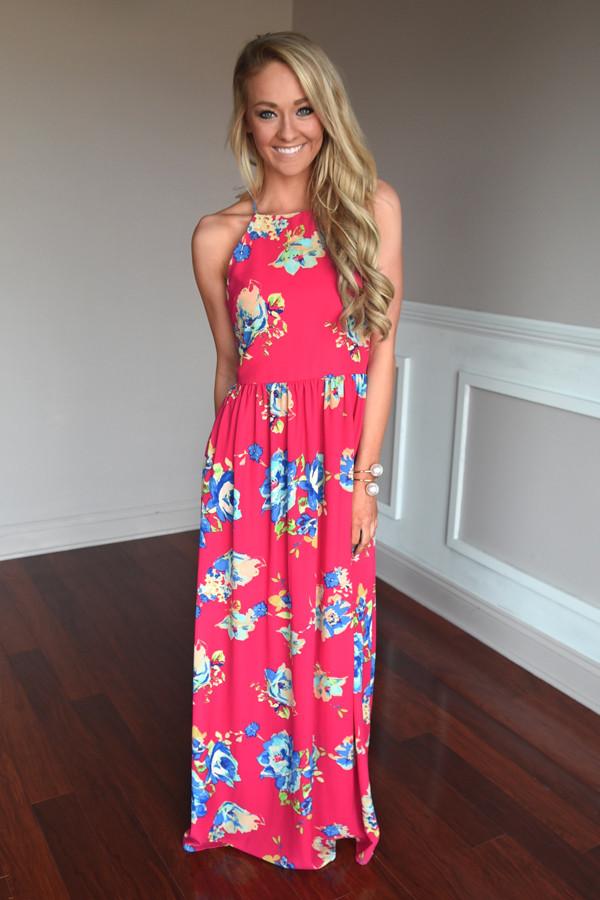 Everly Maxi ~ Feeling Magical in Dark Pink