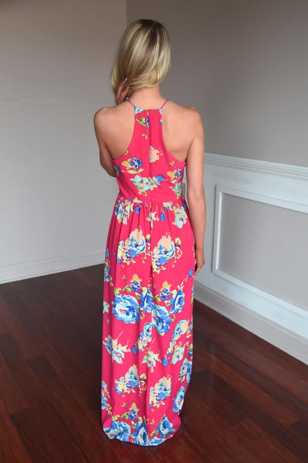 Everly Maxi ~ Feeling Magical in Dark Pink