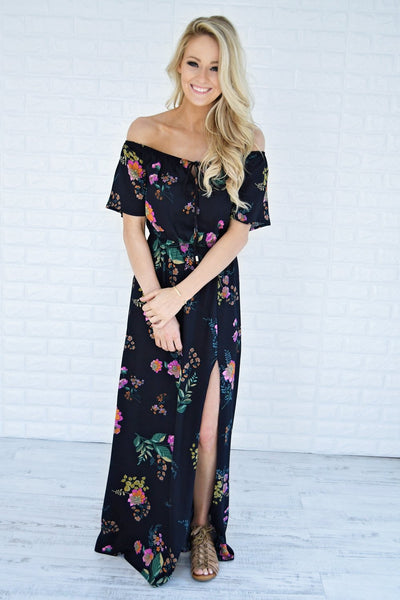 Floral Adventure Maxi Dress – The Pulse Boutique