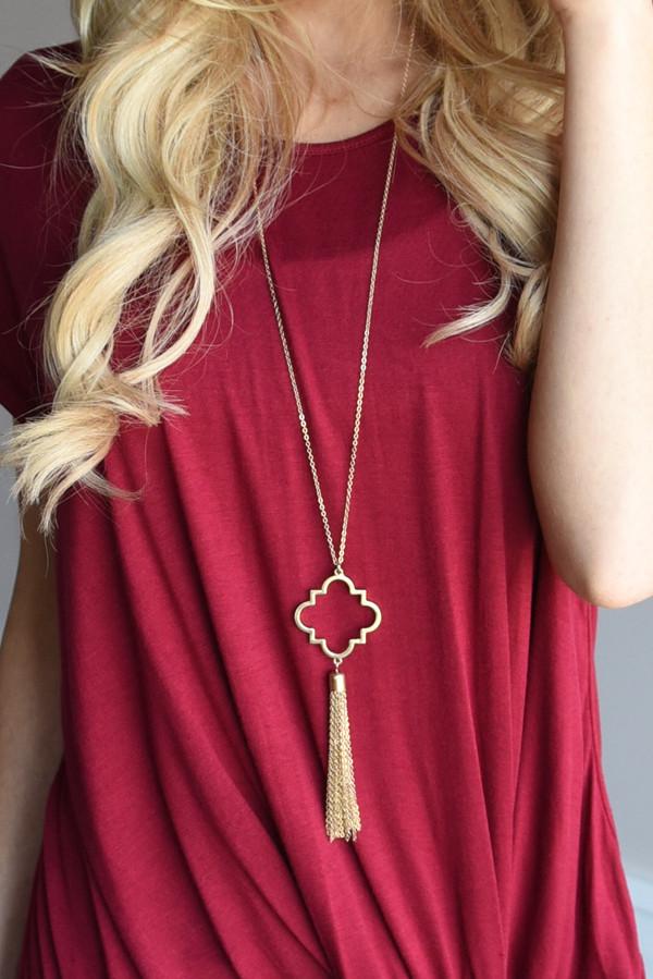 Long Tassle Necklace