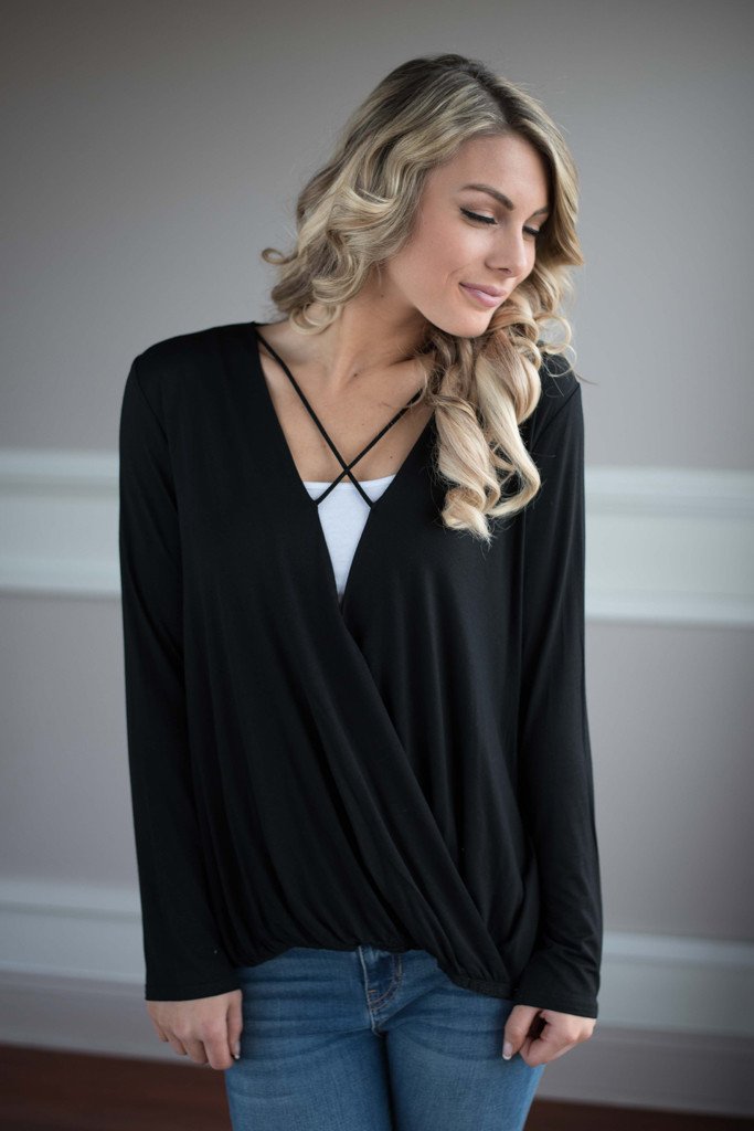 With You On My Mind Top ~ Black
